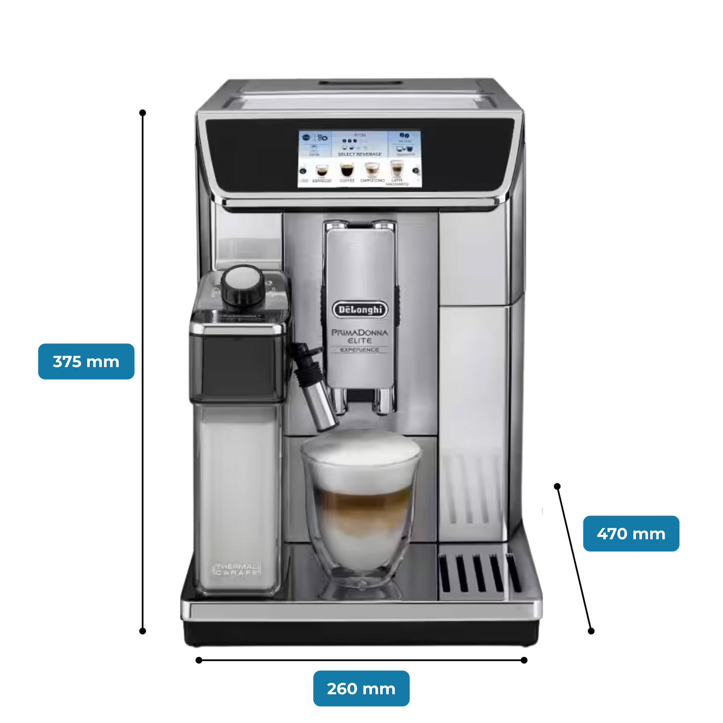 De'Longhi PrimaDonna Elite Experience Fully Automatic Bean to Cup Machine