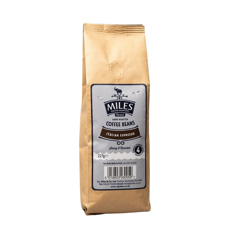 Miles Italian Espresso Coffee Beans 227g/1kg — 227g