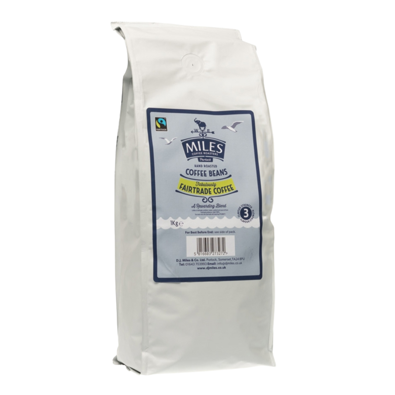 Miles Fabulously Fairtrade Coffee Beans 1kg — 1kg