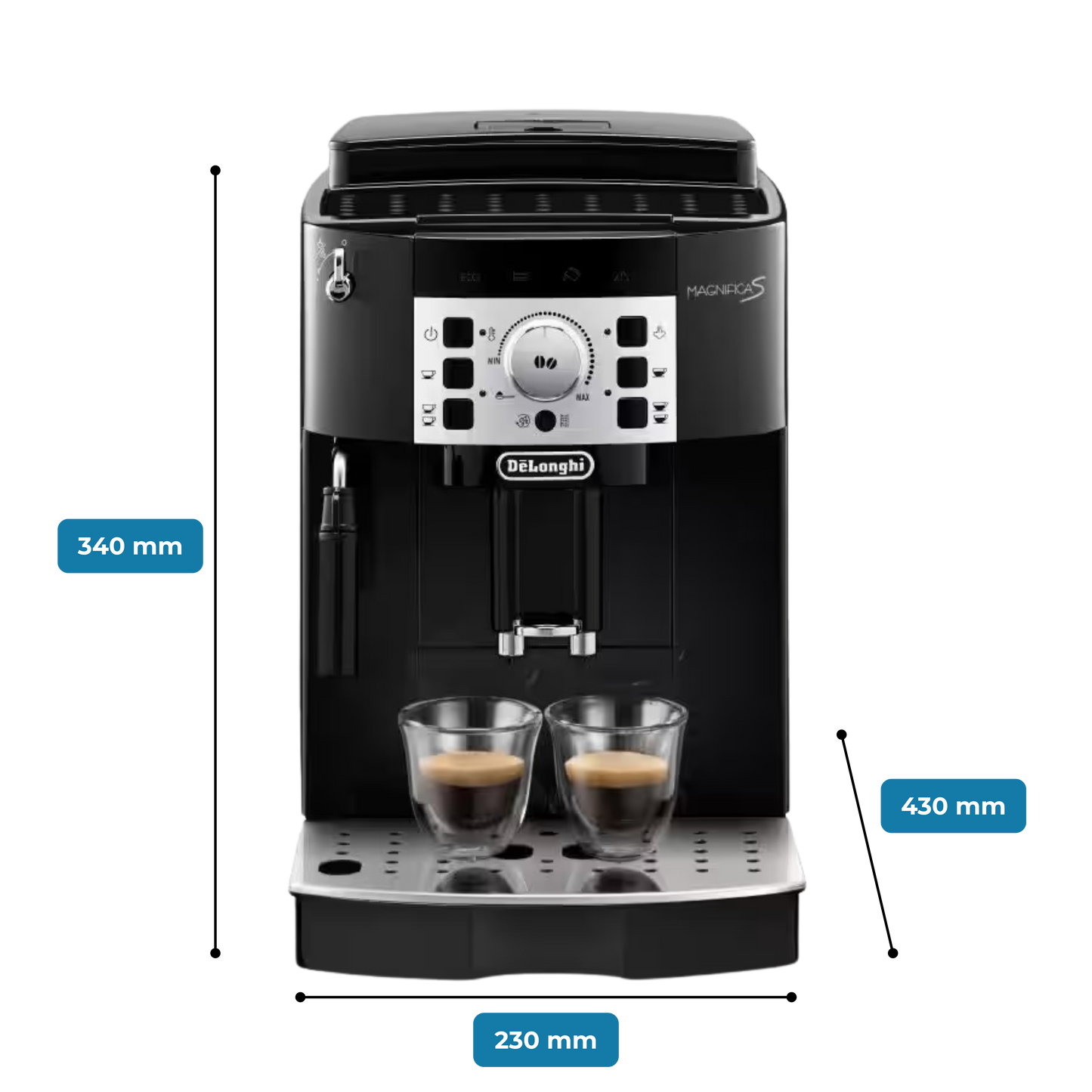 De'Longhi Magnifica S Automatic Coffee Machine - Black