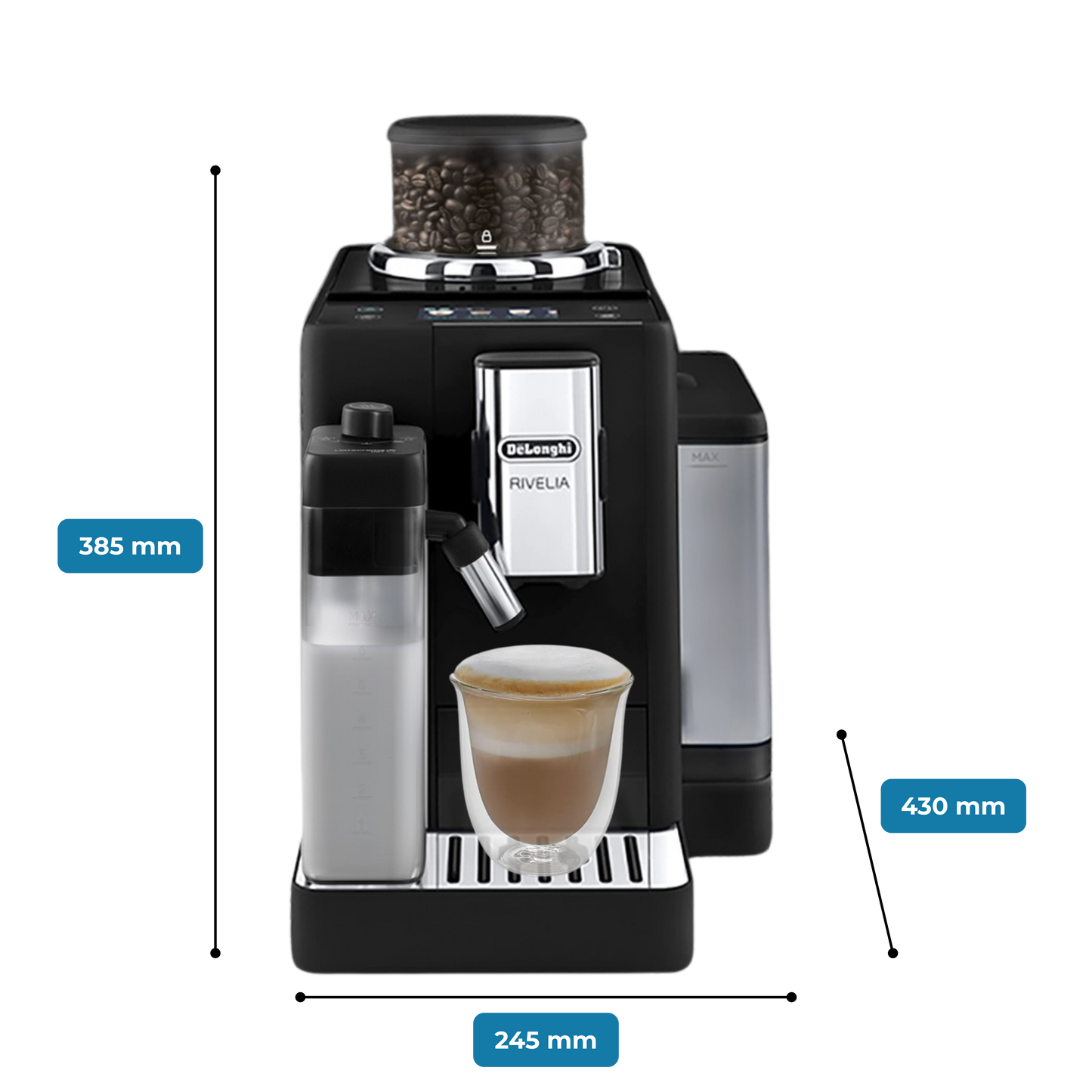Rivelia Bean to Cup Coffee Machine - Onyx Black
