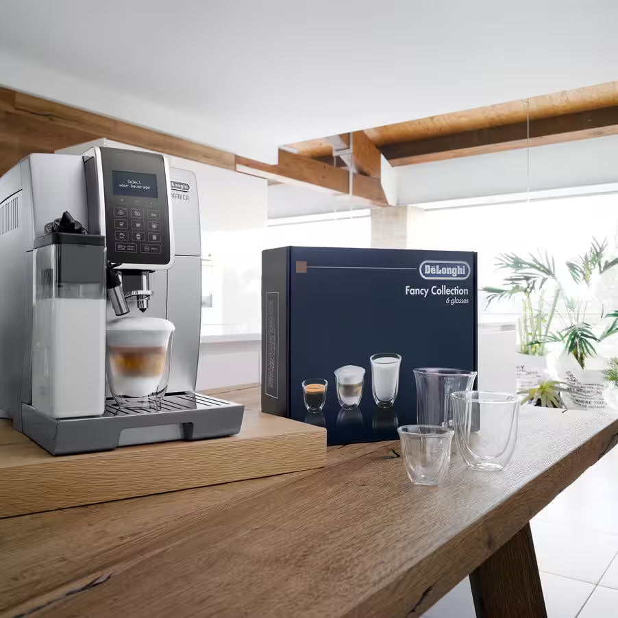 Connoisseur Collection 6 Mixed Sized Hand Blown Coffee Glasses