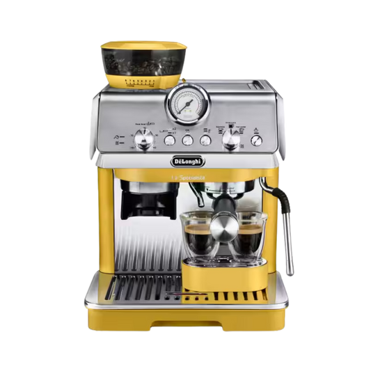 De'Longhi La Specialista Arte Compact Manual Bean to Cup Coffee Machine - Yellow