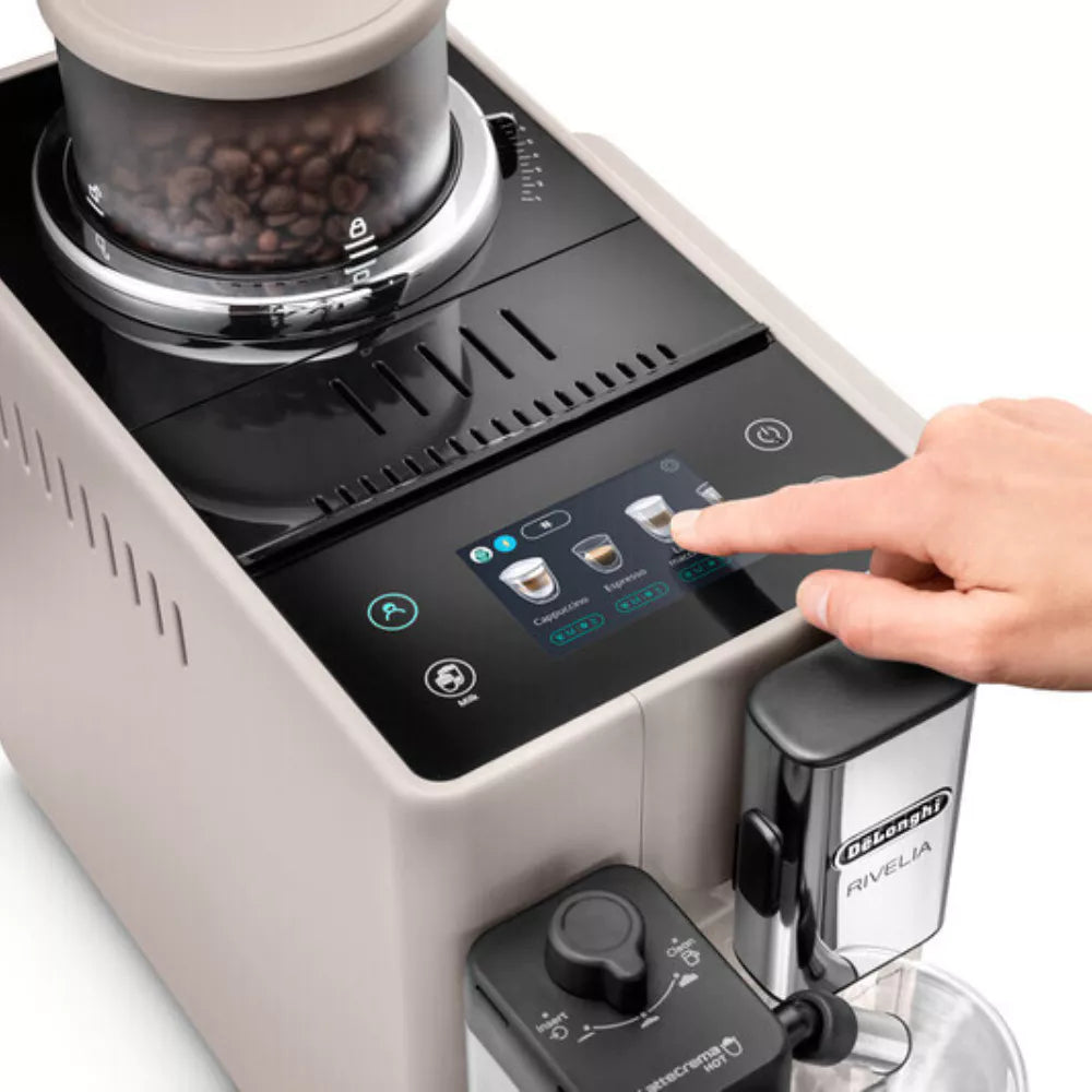 Rivelia Bean to Cup Coffee Machine - Sand Beige