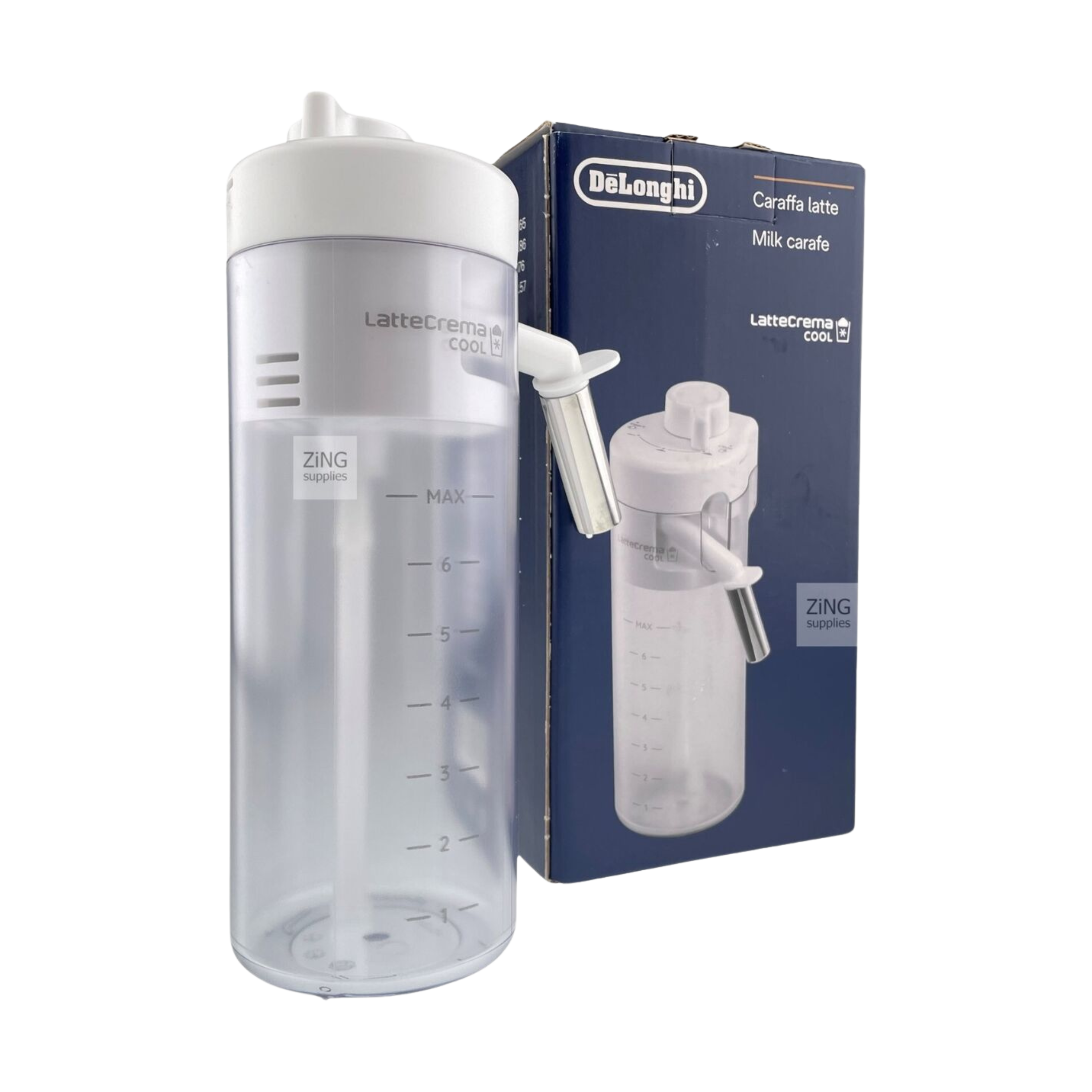 De'Longhi Rivelia Cold Milk Carafe Latte Crema Cool – Coffee Cabinet