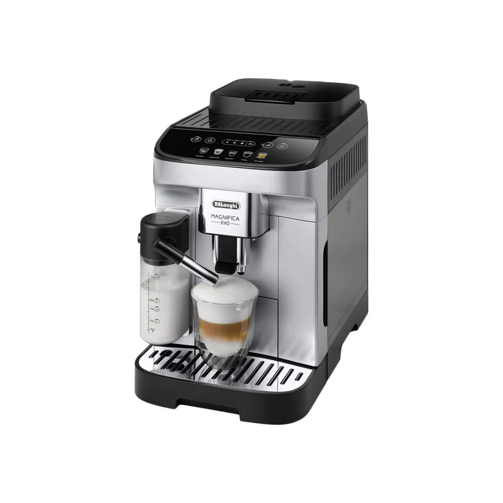 De'Longhi Magnifica Evo Silver & Black Automatic Coffee Machine