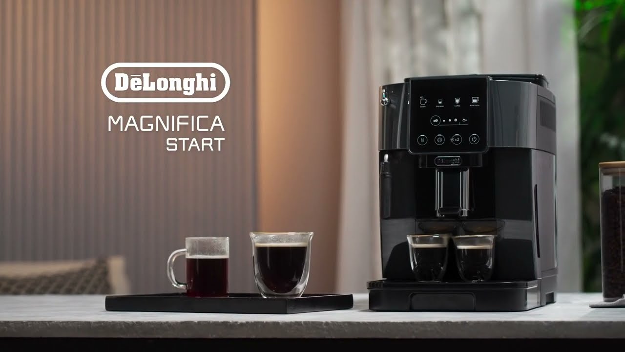 Magnifica Start Automatic Coffee Machine - Grey & Black