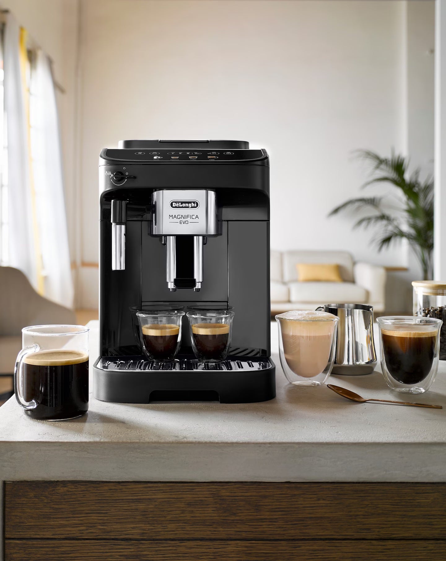 De'Longhi Magnifica Evo Doppio+ Automatic Espresso Machine