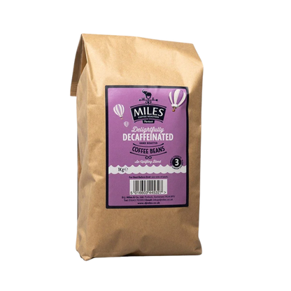 Miles Delightfully Decaffeinated Coffee Beans 227g/1kg