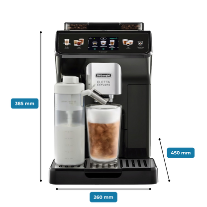 De'Longhi Eletta Explore Bean to Cup coffee machine Dark Grey