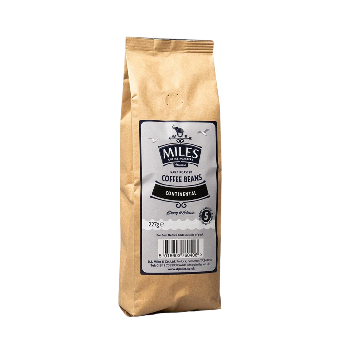 Miles Continental Coffee Beans 227g/1kg