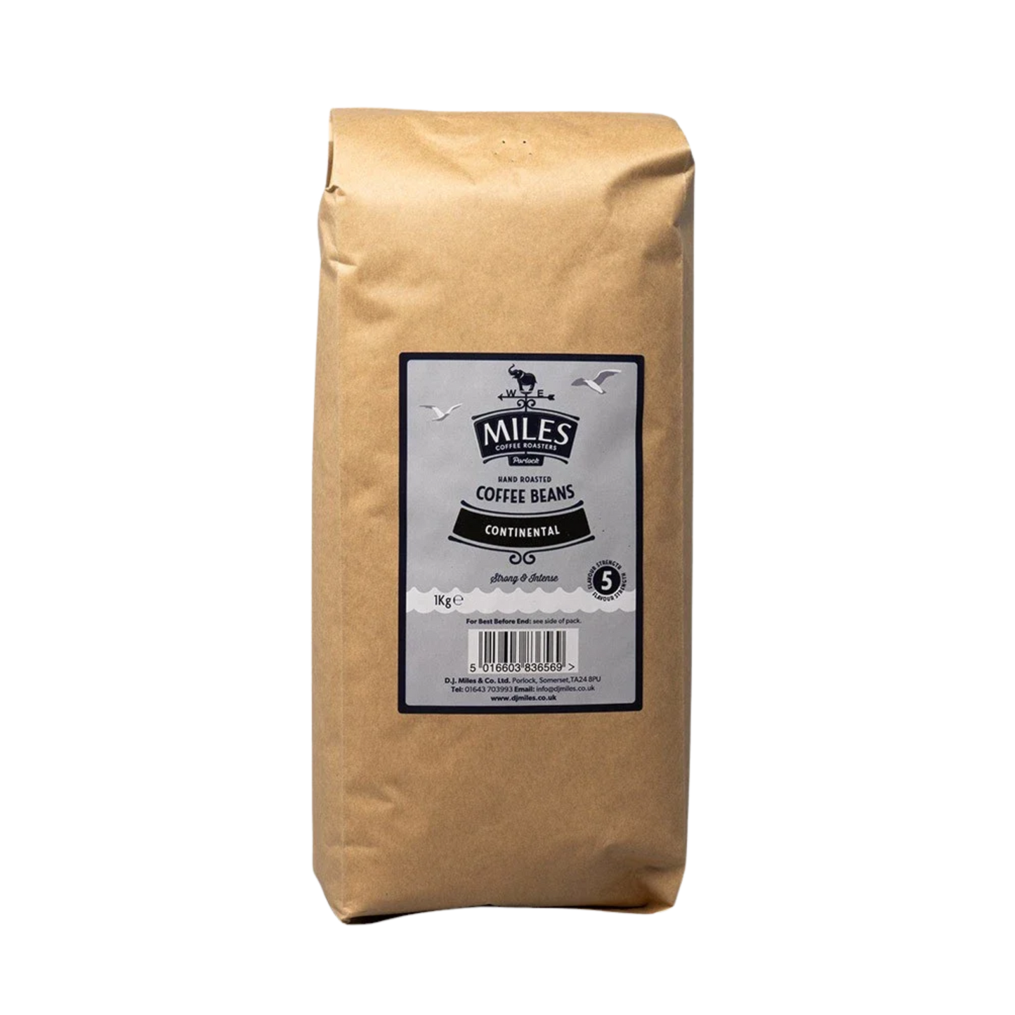 Miles Continental Coffee Beans 227g/1kg
