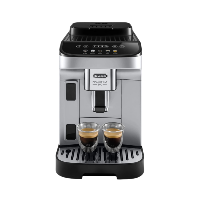 De'Longhi Magnifica Evo Silver & Black Automatic Coffee Machine