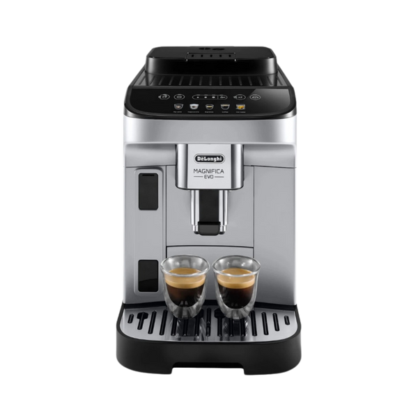 De'Longhi Magnifica Evo Silver & Black Automatic Coffee Machine