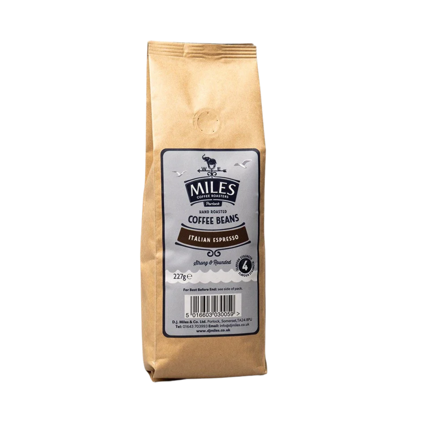 Miles Italian Espresso Coffee Beans 227g/1kg