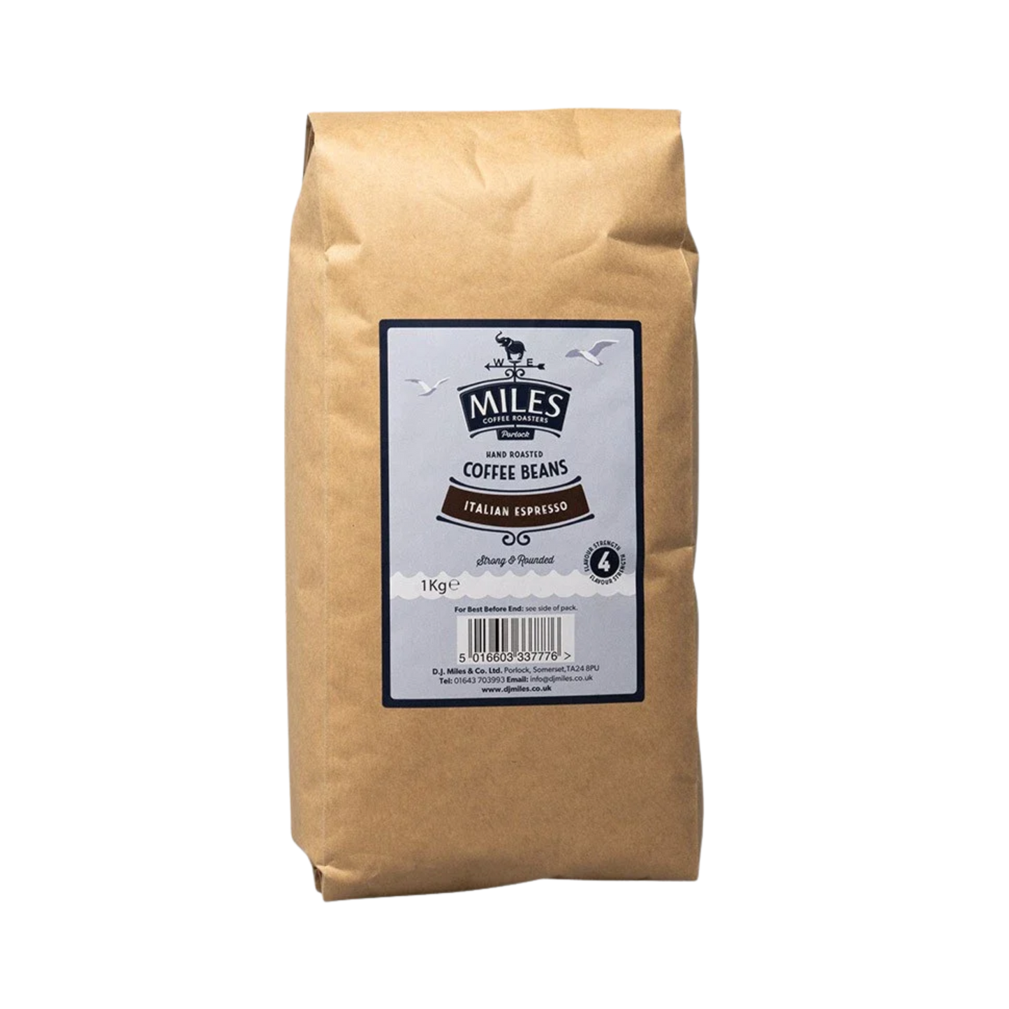 Miles Italian Espresso Coffee Beans 227g/1kg