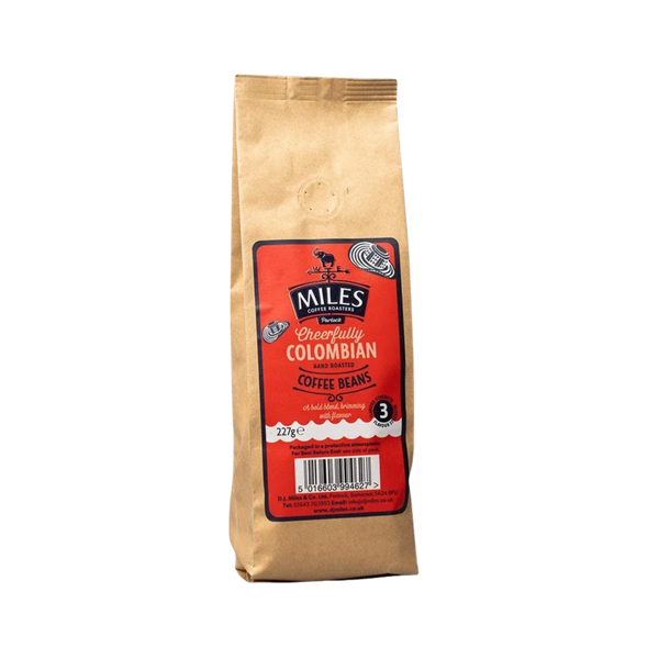 Miles Cheerfully Columbian Coffee Beans 227g/1kg