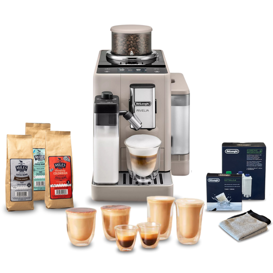 Rivelia Bean to Cup Complete Coffee Setup - Sand Beige