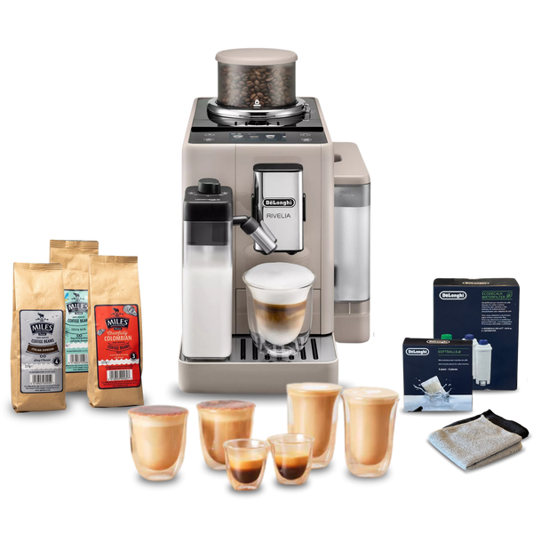 Rivelia Bean to Cup Complete Coffee Setup - Sand Beige