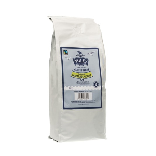 Miles Fabulously Fairtrade Coffee Beans 1kg
