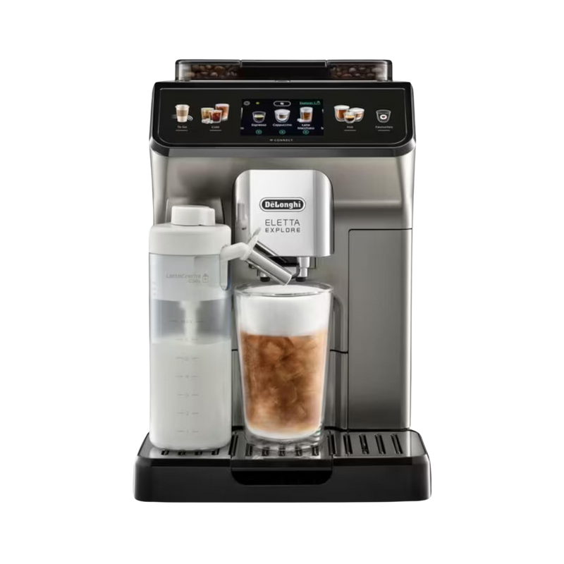 De'Longhi Eletta Explore Bean to Cup coffee machine Titanium