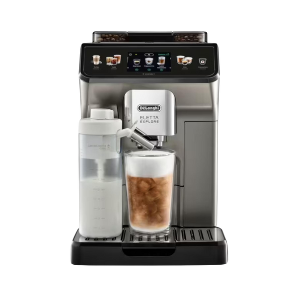 De'Longhi Eletta Explore Bean to Cup coffee machine Titanium