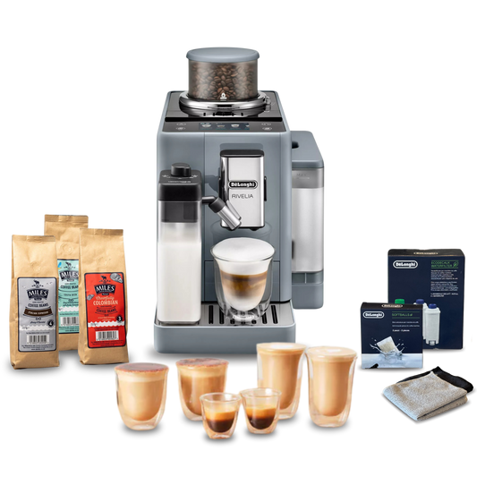 Rivelia Bean to Cup Complete Coffee Setup - Pebble Grey