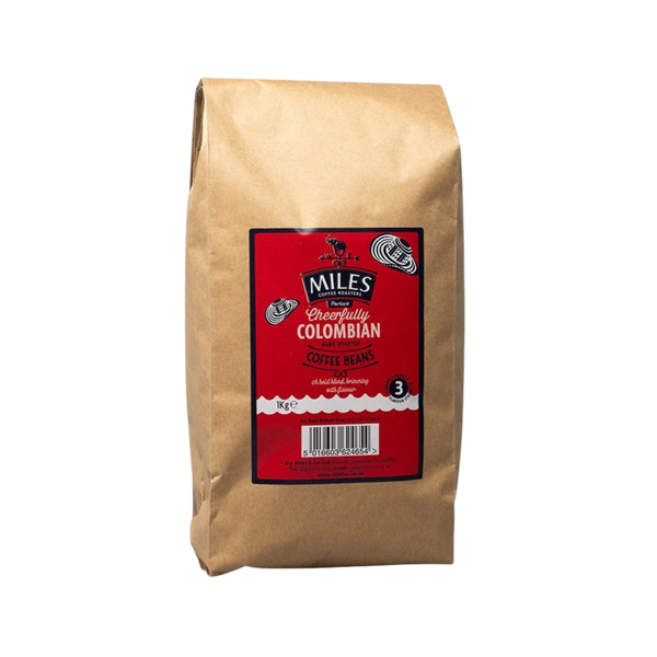 Miles Cheerfully Columbian Coffee Beans 227g/1kg