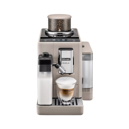 De'Longhi Rivelia Bean to Cup Fully Automatic Coffee Machine Sand Beige