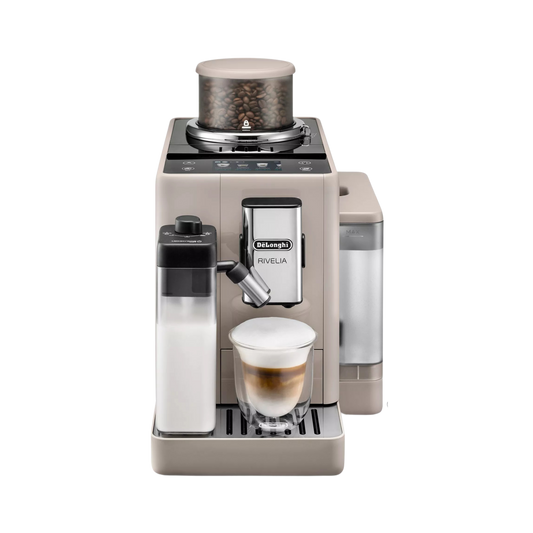 De'Longhi Rivelia Bean to Cup Fully Automatic Coffee Machine Sand Beige