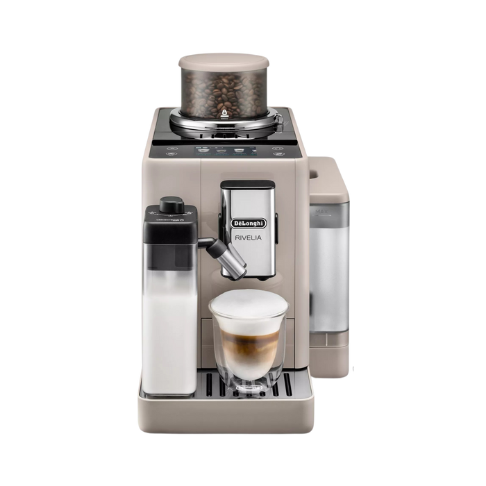 De'Longhi Rivelia Bean to Cup Fully Automatic Coffee Machine Sand Beige