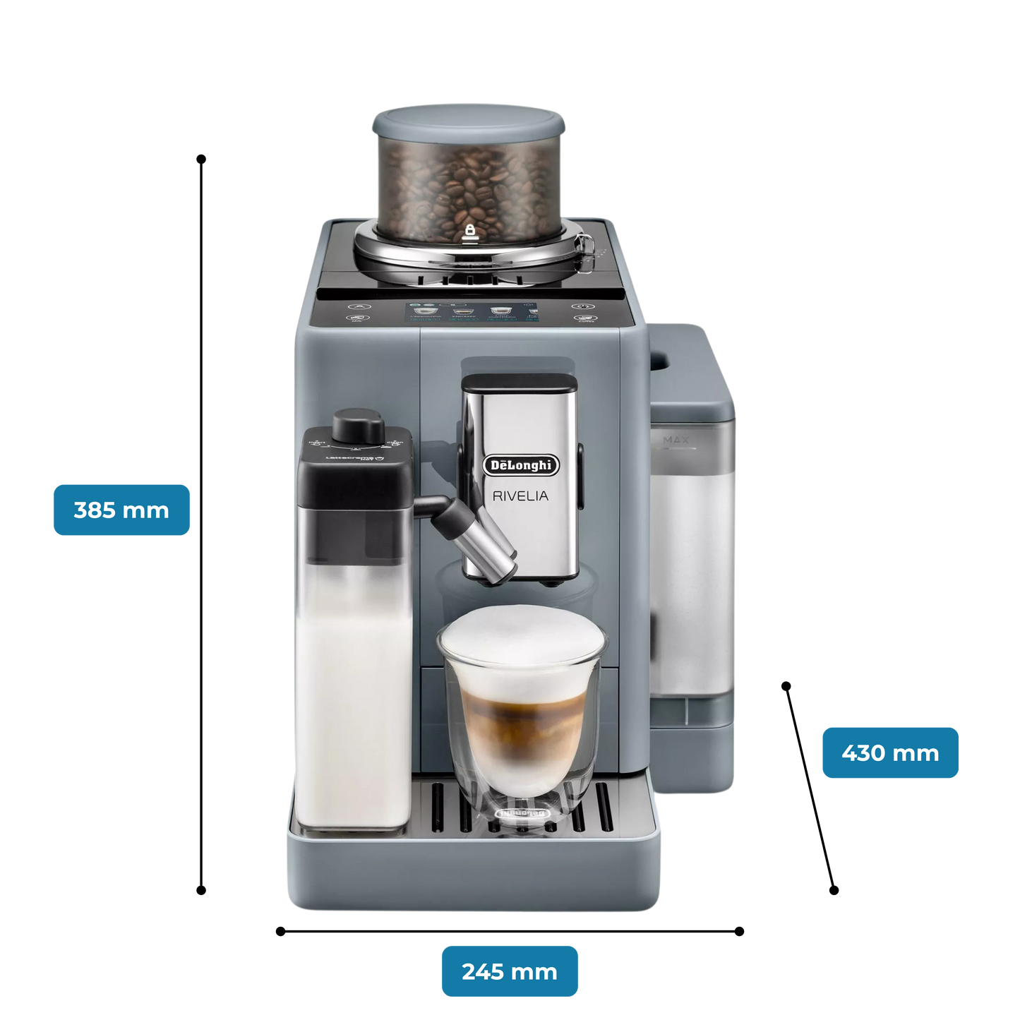 Rivelia Bean to Cup Coffee Machine - Pebble Grey