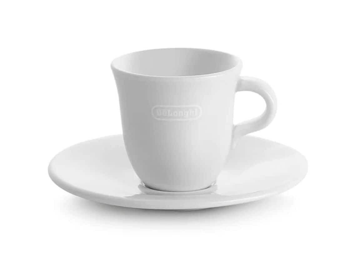 De’Longhi Barista Glassware Set - 2 Cappuccino Glasses + 2 Espresso Cups