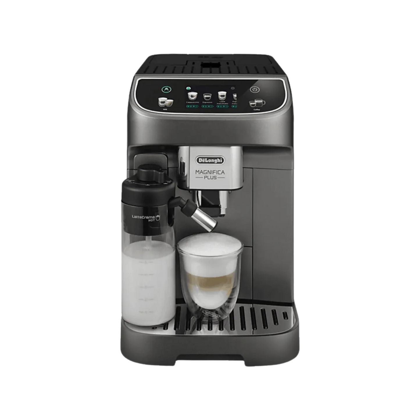 Delonghi Magnifica Plus Automatic Coffee Machine Titanium Black