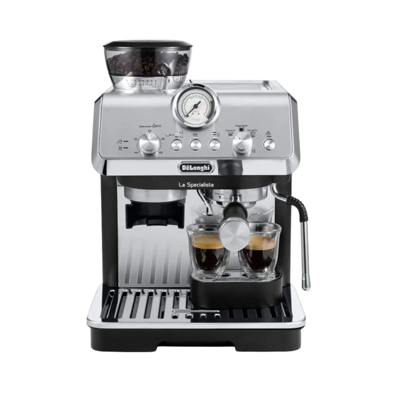 De'Longhi La Specialista Arte Compact Manual Bean to Cup Coffee Machine - Metal Black