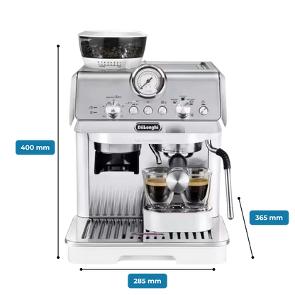 De'Longhi La Specialista Arte Compact Manual Bean to Cup - White