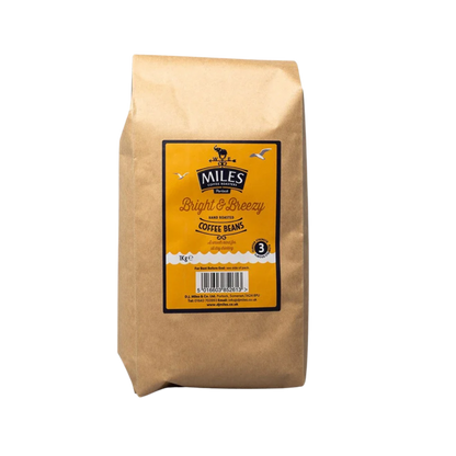 Miles Bright & Breezy Coffee Beans 227g/1kg