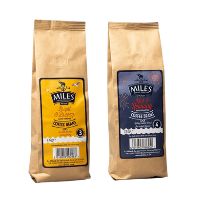 Miles Bright & Breezy + Rich & Reviving Coffee Beans 227g Bundle