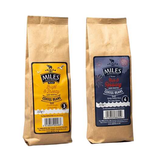Miles Bright & Breezy + Rich & Reviving Coffee Beans 227g Bundle