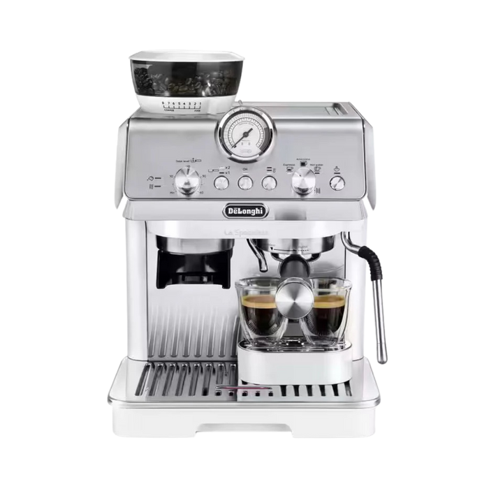 De'Longhi La Specialista Arte Compact Manual Bean to Cup Coffee Machine White