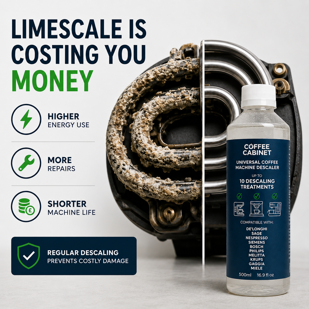 Coffee Cabinet Universal Coffee Machine Descaler 500ml
